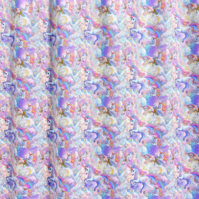 Digijoustocollege: Yksisarviset, laventeli - vaaleanpunainen - turkoosi