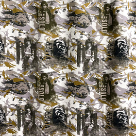 Star wars -trikookangas: Darth Vader, valkoinen, harmaa, oliivinvihreä