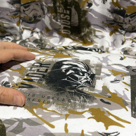 Star wars -trikookangas: Darth Vader, valkoinen, harmaa, oliivinvihreä