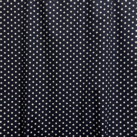 Puuvilla: Dots, tummansininen