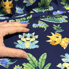 Digitrikoo: Lohikäärmeet ja dinosaurukset, tummansininen - keltainen - vihreä