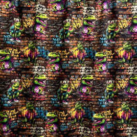 Digitrikoo: Dinosaurukset ja graffitit, ruskea - monivärinen