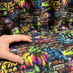 Digitrikoo: Dinosaurukset ja graffitit, ruskea - monivärinen