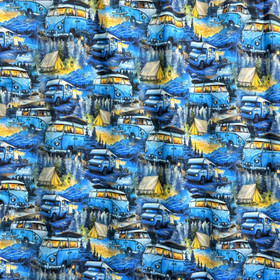 Digitrikoo: Camping, sininen - keltainen 