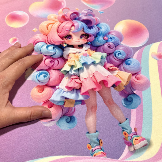 Digijoustocollegeraportti: Rainbow girl, vaaleanpunainen