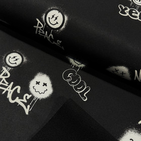 Softshell: Hymynaamat, musta - valkoinen