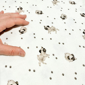 Ribbitrikoo: Koirat, valkoinen - ruskea 