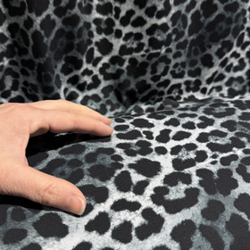 Digitrikoo: Leopard, harmaa - musta - vaaleanharmaa 