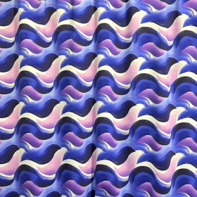 Digitrikoo: Laineet, valkoinen - violetti - sininen