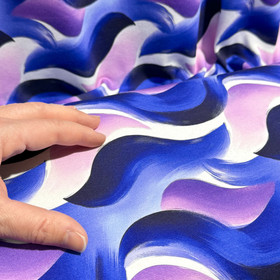 Digitrikoo: Laineet, valkoinen - violetti - sininen