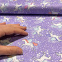 Puuvilla: Unicorn, violetti