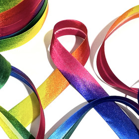 Satiinivinonauha: Sateenkaari, 20mm