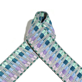 Laukkuhihna 40mm: Monivärinen, violetti - vihreä