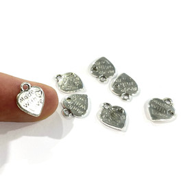 Made with love - metallikoriste, hopea