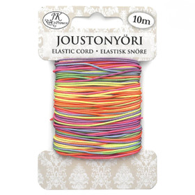 Joustonyöri / kuminauhalanka 10m, sateenkaari