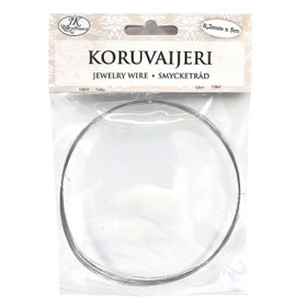 Koruvaijeri hopea 0,2mm x 5m