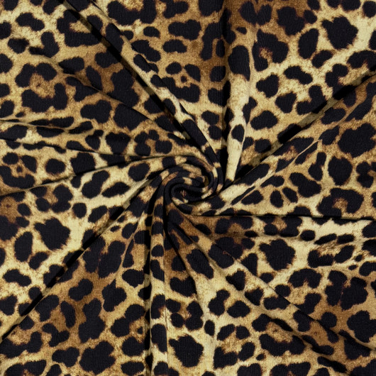 Bambutrikoo: Leopard, musta - beige - ruskea