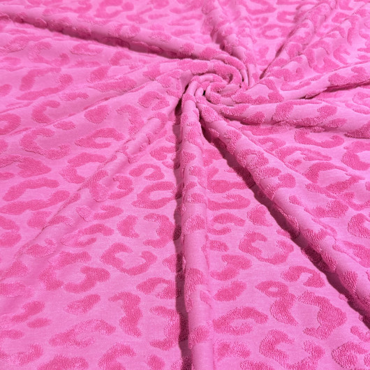 Trikoo froteetäplin, pinkki