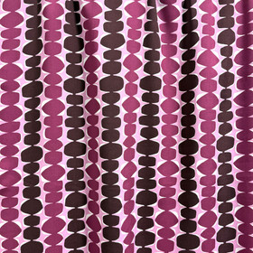 Kudottu viskoosi: Abstraktit ympyrät, vaaleanpunainen - kanervanpunainen - tumma mauve