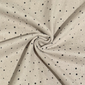 Glitteri Double gauze: Beige