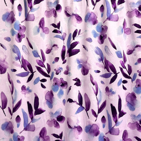 Viskoositrikoo: Suuret vesivärilehdet, vanha roosa - violetti 