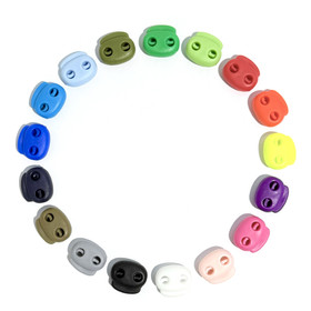 Nyöristoppari, useita eri värejä