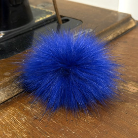 Tekoturkistupsu 8cm, sähkönsininen