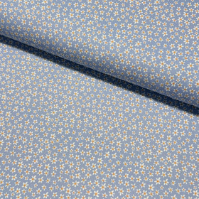 Canvas: Minikukat, vaaleansininen - valkoinen - oranssi