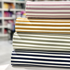 Joustocollege: Raita 1cm, khaki - luonnonvalkoinen