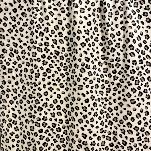 Digijoustocollege: Leopard, vaalea beige - beige - musta 