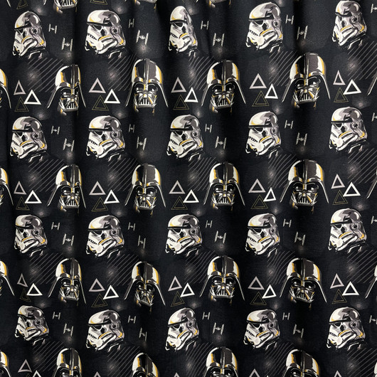 Star wars -trikookangas: Darth Vader, musta - harmaa - keltainen
