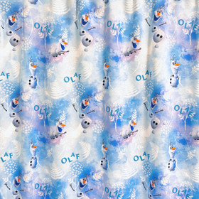 Frozen -trikookangas: Olaf, vaaleansininen - valkoinen 