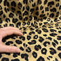 Puuvillavoilee: Leopard, toffee - ruskea - musta