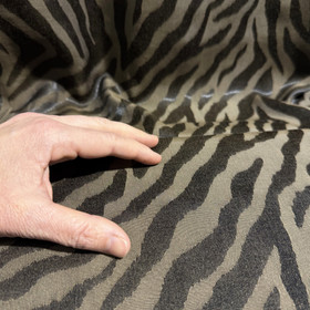 Viskoosi jacquard: Seepra, taube - ruskea