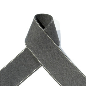 Prym: Laukkuhihna Premium tikkauksella 40mm, meleerattu tummanharmaa