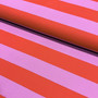 Canvas: Vaakaraidat, punainen - laventeli