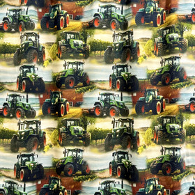 Digitrikoo: Traktorit Fendt,  vihreä - monivärinen