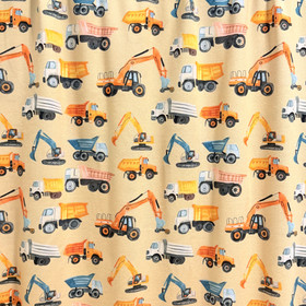 Digitrikoo: Työkoneet, beige - oranssi - sininen 