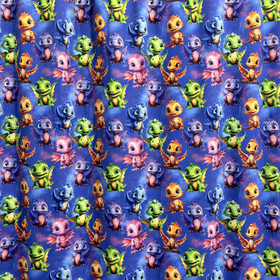 Digitrikoo: Lohikäärmeet, sininen - monivärinen