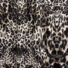 Digitrikoo: Jätti leopard, vaalea beige - taube - musta 