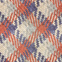 Zig zag keinonahka -laukkukangas, punainen - sininen 