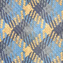 Zig zag keinonahka -laukkukangas, turkoosi - beige