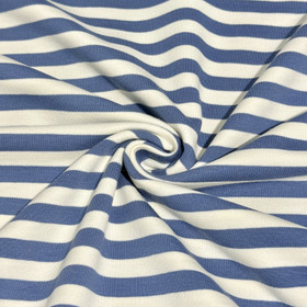 Joustocollege: Raita 1cm, jeans - luonnonvalkoinen