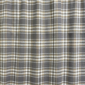 Flanelli: Ruudullinen, harmaa - beige - valkoinen 