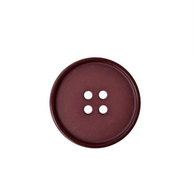Prym: Polyesterinappi reunuksella, 20mm, viininpunainen