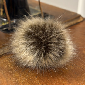 Tekoturkistupsu 12cm, meleerattu ruskea