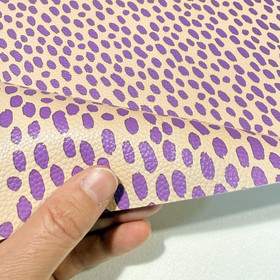 Keinonahka: Drops, nude - violetti