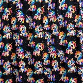 Digitrikoo: Piirretyt yksisarviset, musta - monivärinen