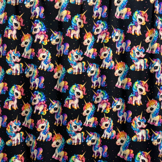 Digitrikoo: Piirretyt yksisarviset, musta - monivärinen