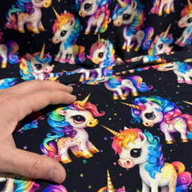 Digitrikoo: Piirretyt yksisarviset, musta - monivärinen